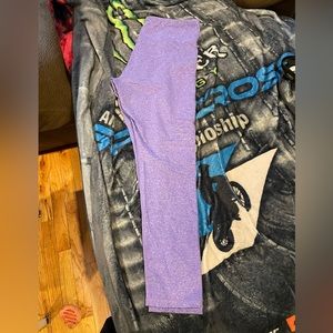 Size large salty honey purple leggings